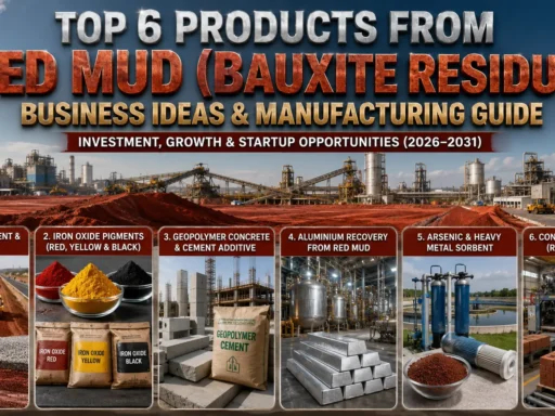 Red Mud Products Business Ideas: Top 6 Manufacturing Projects