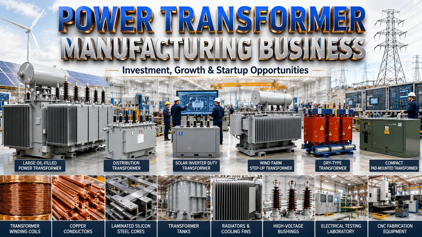 Power Transformer Manufacturing Business: Plant Cost, Profit