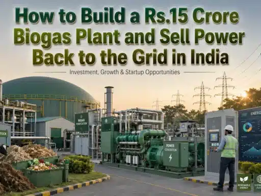Biogas Plant in India: How to Build a ₹15 Crore Project