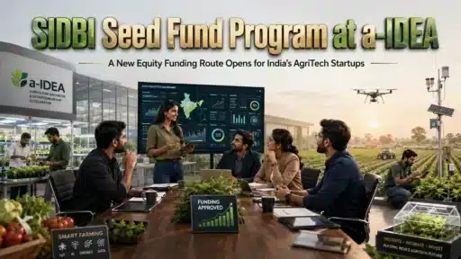 SIDBI Seed Fund Program at a-IDEA: New AgriTech Startup