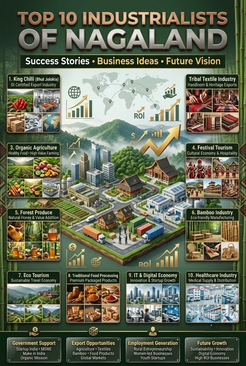 Industrialists of Nagaland: Best 10 Business Opportunities Guide