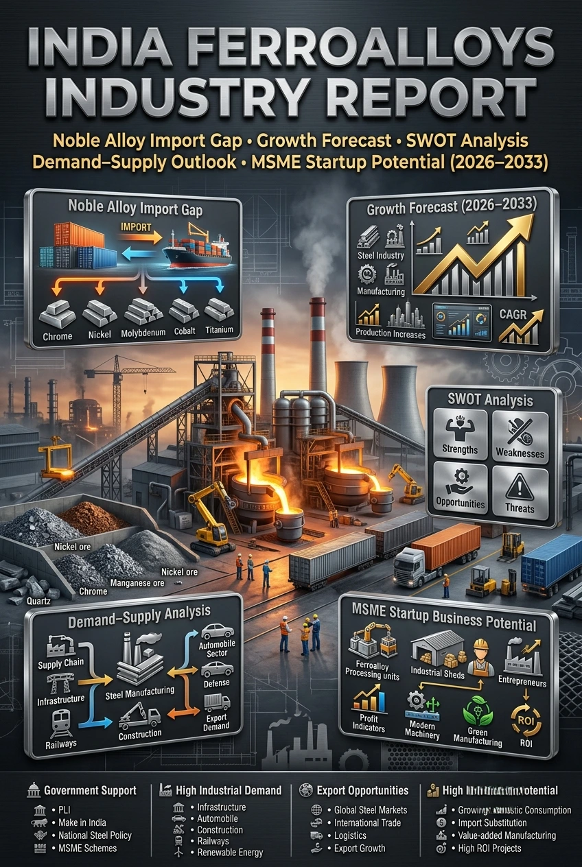 India Ferroalloys Industry Market Growth and MSME Opportunities