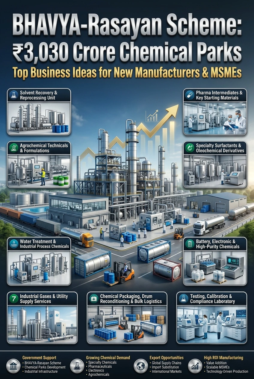 BHAVYA Rasayan Scheme ₹3,030 crore chemical parks and business opportunities in India