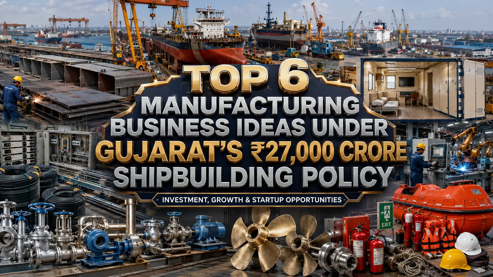 Gujarat Shipbuilding Policy 2026 marine manufacturing opportunities