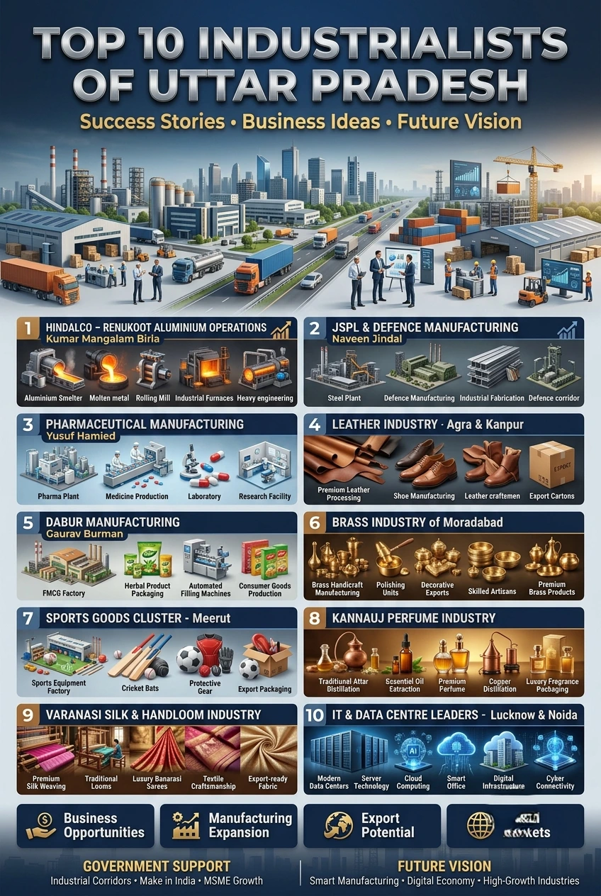 Industrialists of Uttar Pradesh: Top 10 Business Ideas