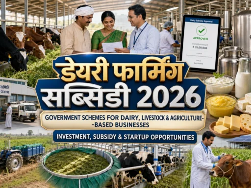 डेयरी फार्मिंग सब्सिडी 2026: पशुपालन और कृषि बिजनेस के लिए योजनाएं