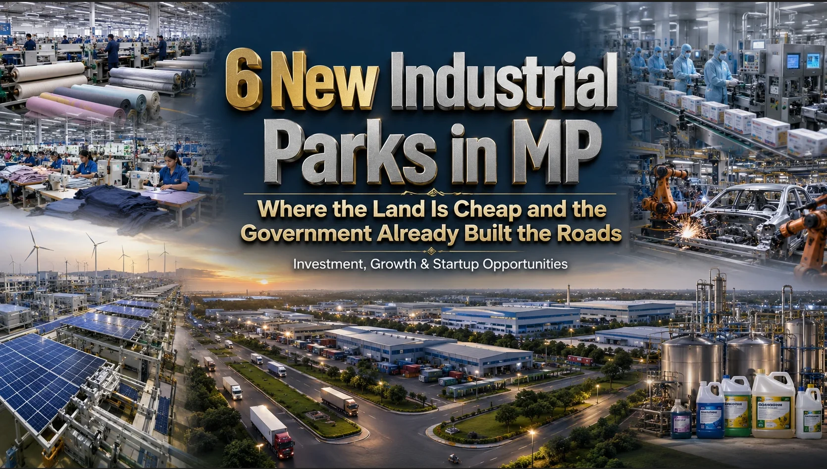 New Industrial Parks in Madhya Pradesh : 6 Parks & Business