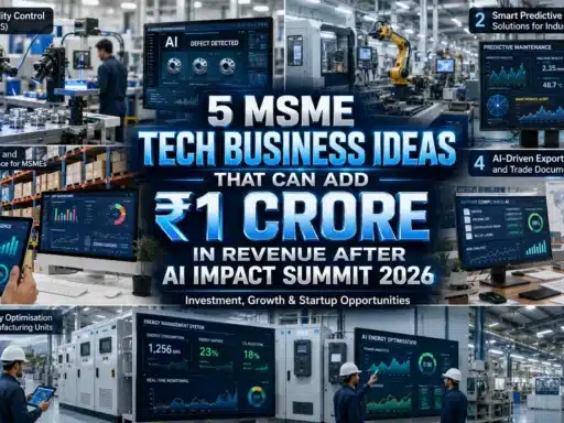 AI Business Ideas for MSMEs in India: Top 5 Tech Startup