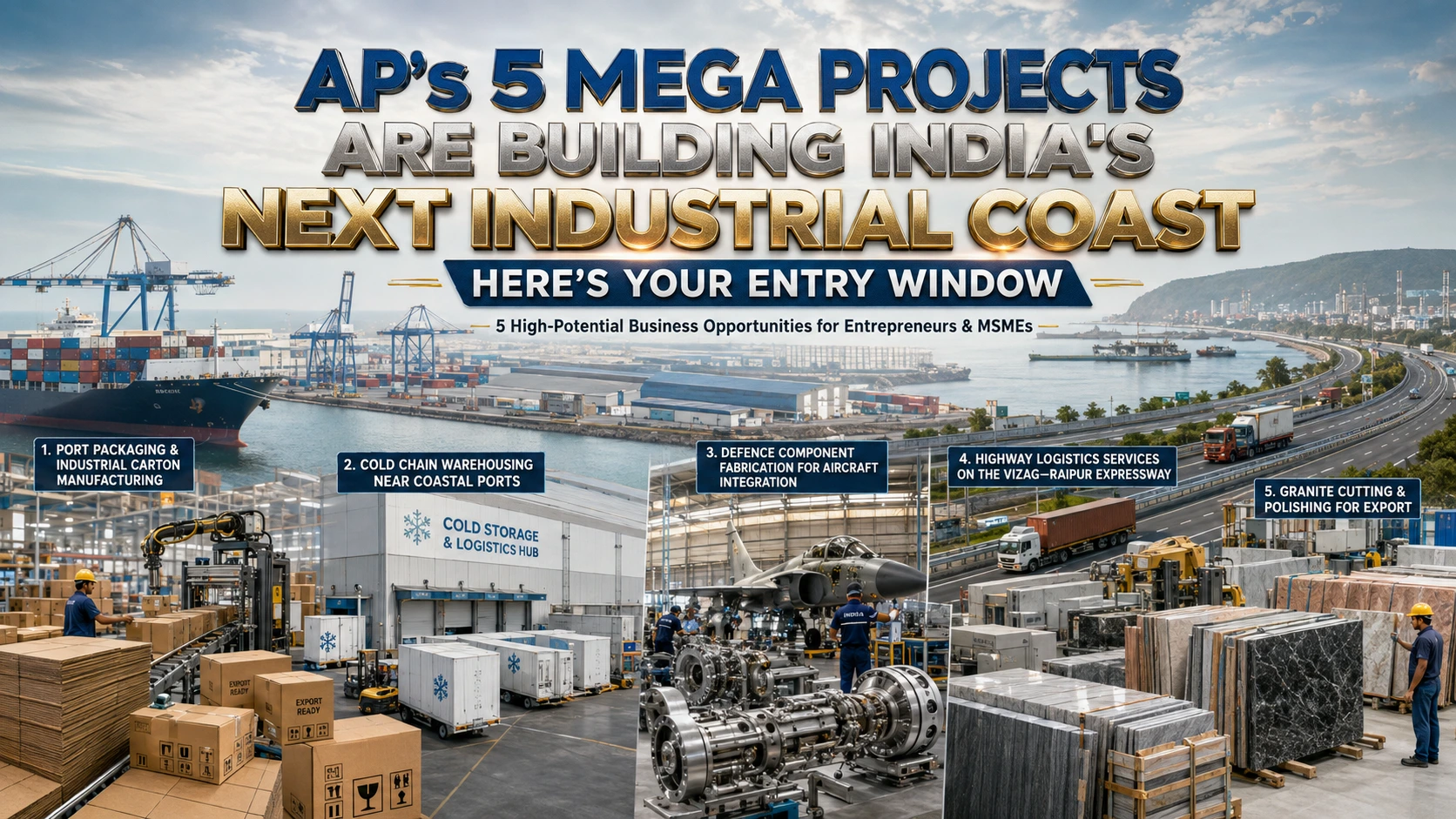 Andhra Pradesh Infrastructure Business: 5 Mega Projects