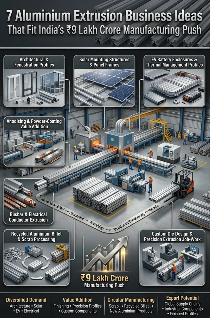 Aluminium extrusion business opportunities in India