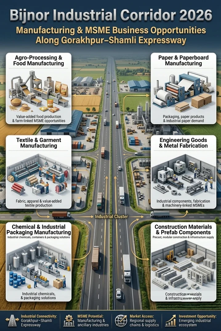 Bijnor Industrial Corridor 2026 manufacturing and MSME opportunities