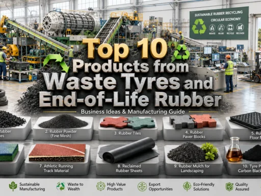Waste Tyre Recycling Business Ideas: Top 10 Products Guide