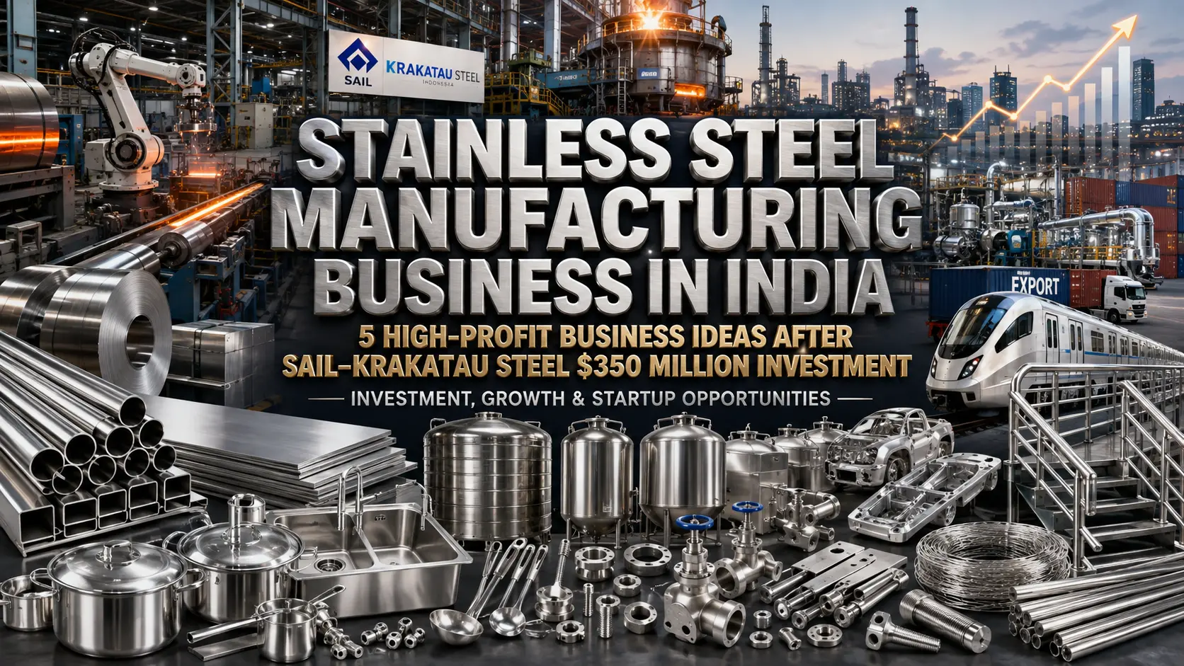 Stainless Steel Manufacturing Business in India: 5 Profitable Ideas