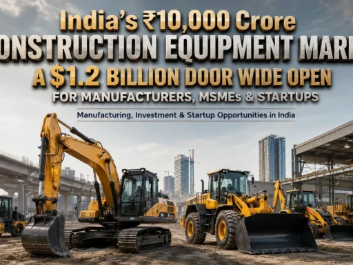 Construction Equipment Manufacturing in India: ₹10,000 Cr PLI