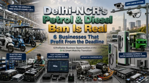 Delhi NCR Petrol Diesel Ban: 6 Profitable Business Ideas