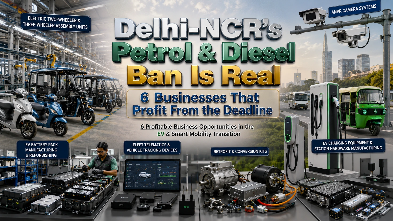 Delhi NCR Petrol Diesel Ban: 6 Profitable Business Ideas
