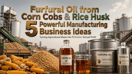 Furfural Manufacturing Business from Corn Cobs & Rice Husk