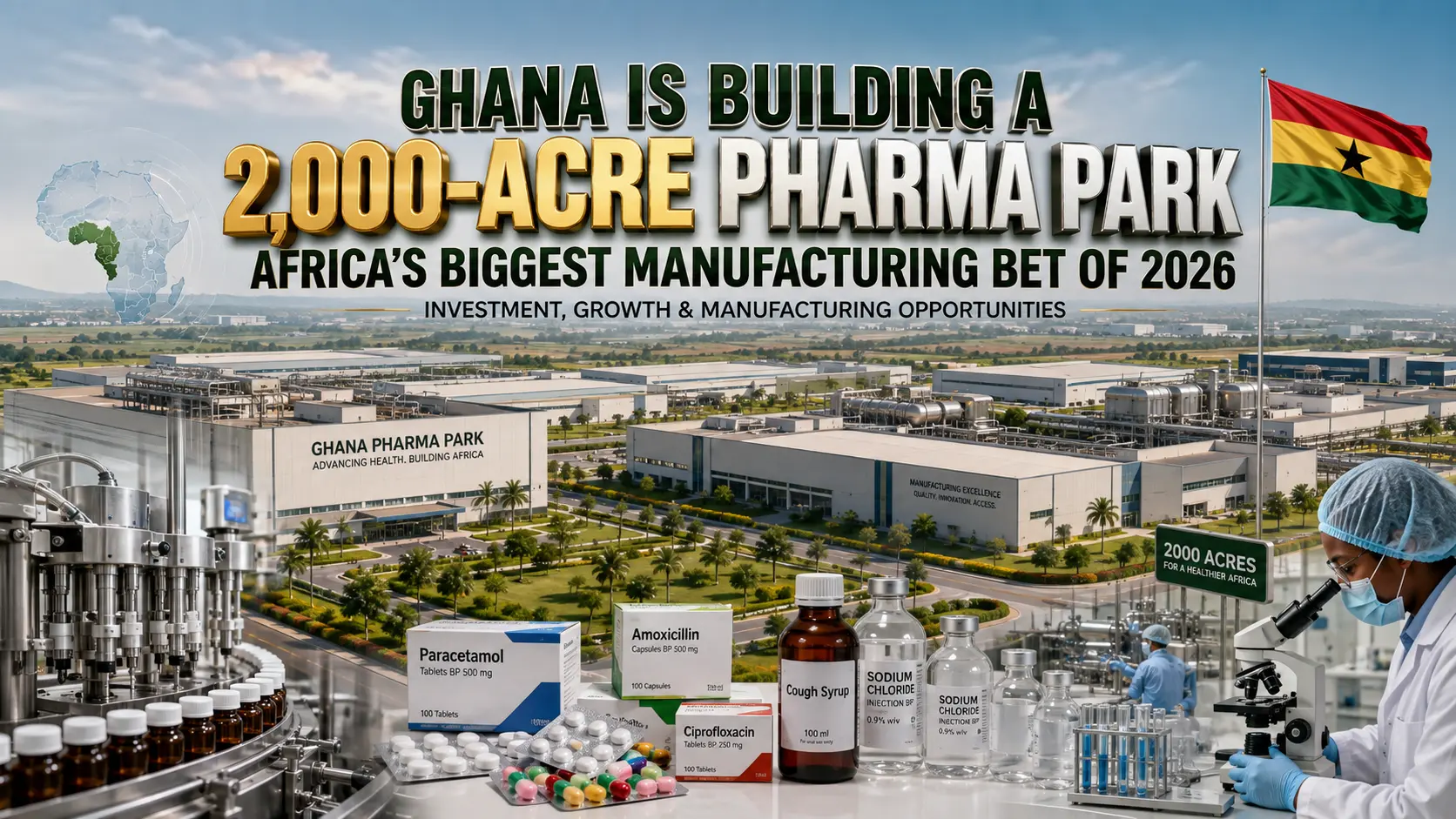 Ghana Pharmaceutical Industrial Park: Pharma Investment