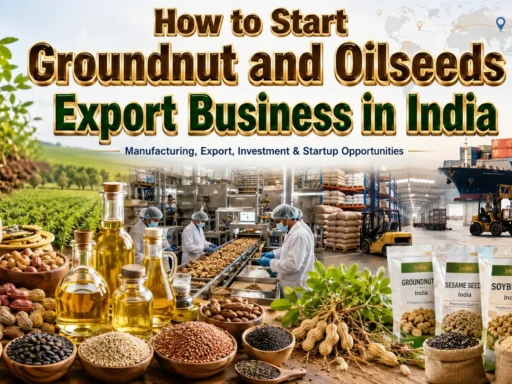 Groundnut and Oilseeds Export Business in India: Investment