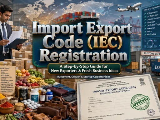 Import Export Code Registration in India: Step-by-Step IEC Guide