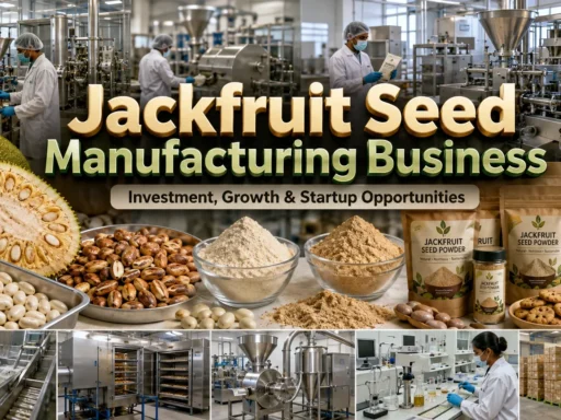 Jackfruit Seed Processing Business Plant in India Producing Flour and Starch