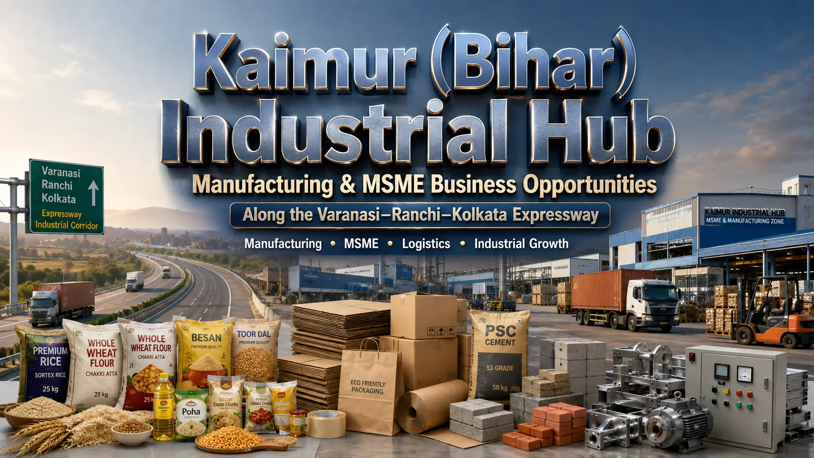 Kaimur Industrial Hub: Top Manufacturing, MSME Business in Bihar