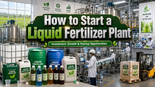 Liquid Fertilizer Plant Setup, Cost & Government Schemes