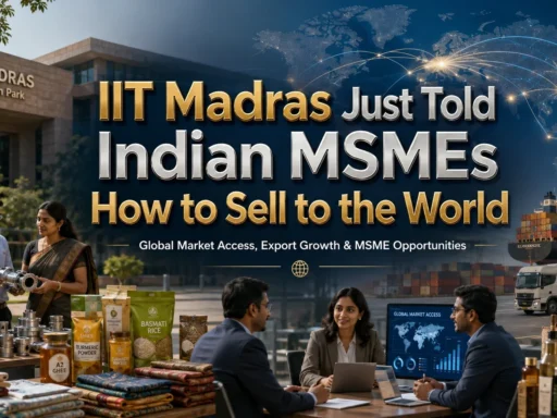 MSME Export Opportunities in India: 6 Business Ideas IIT Madras