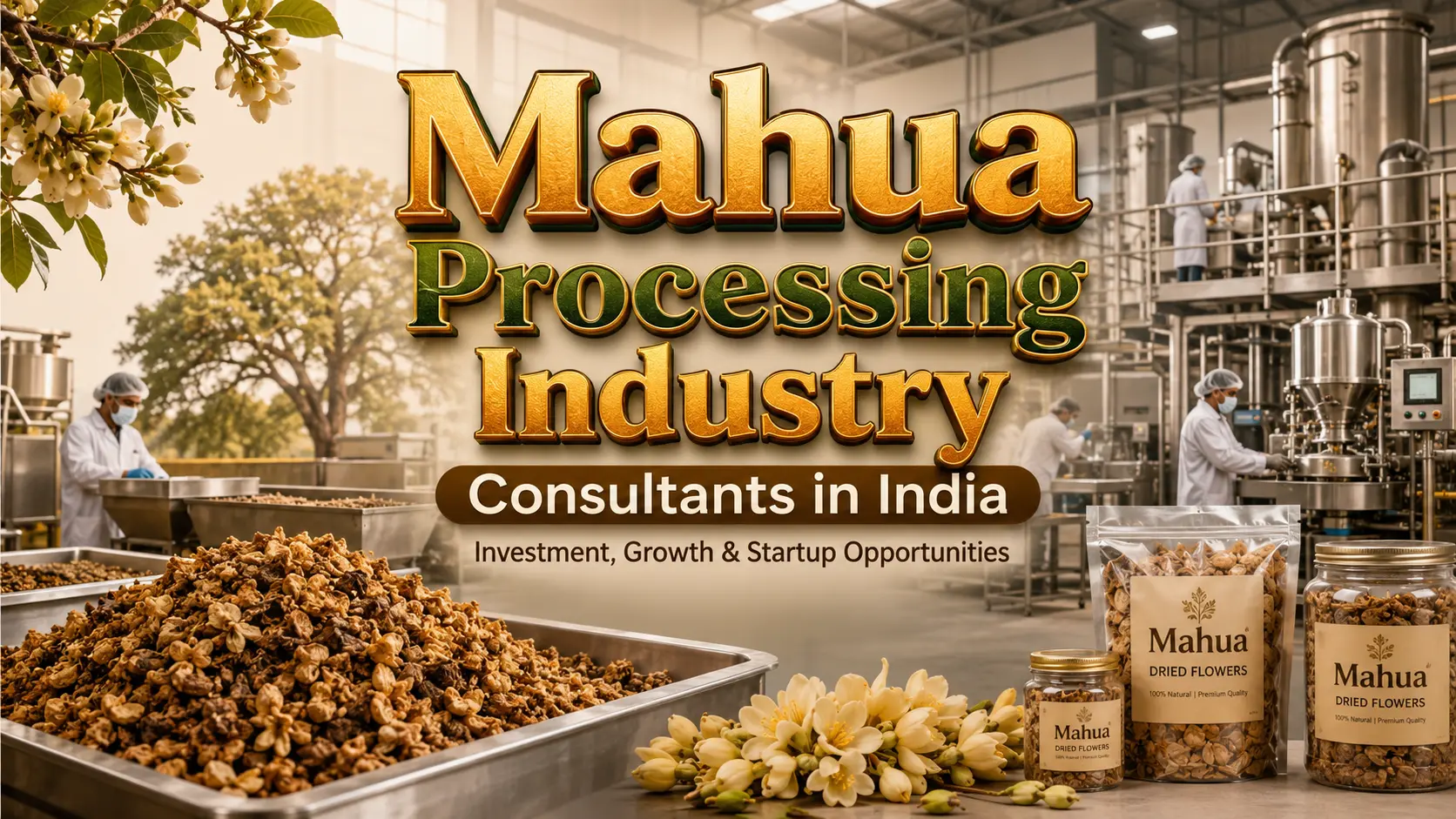 Mahua Processing Industry Consultants in India: Plant Setup