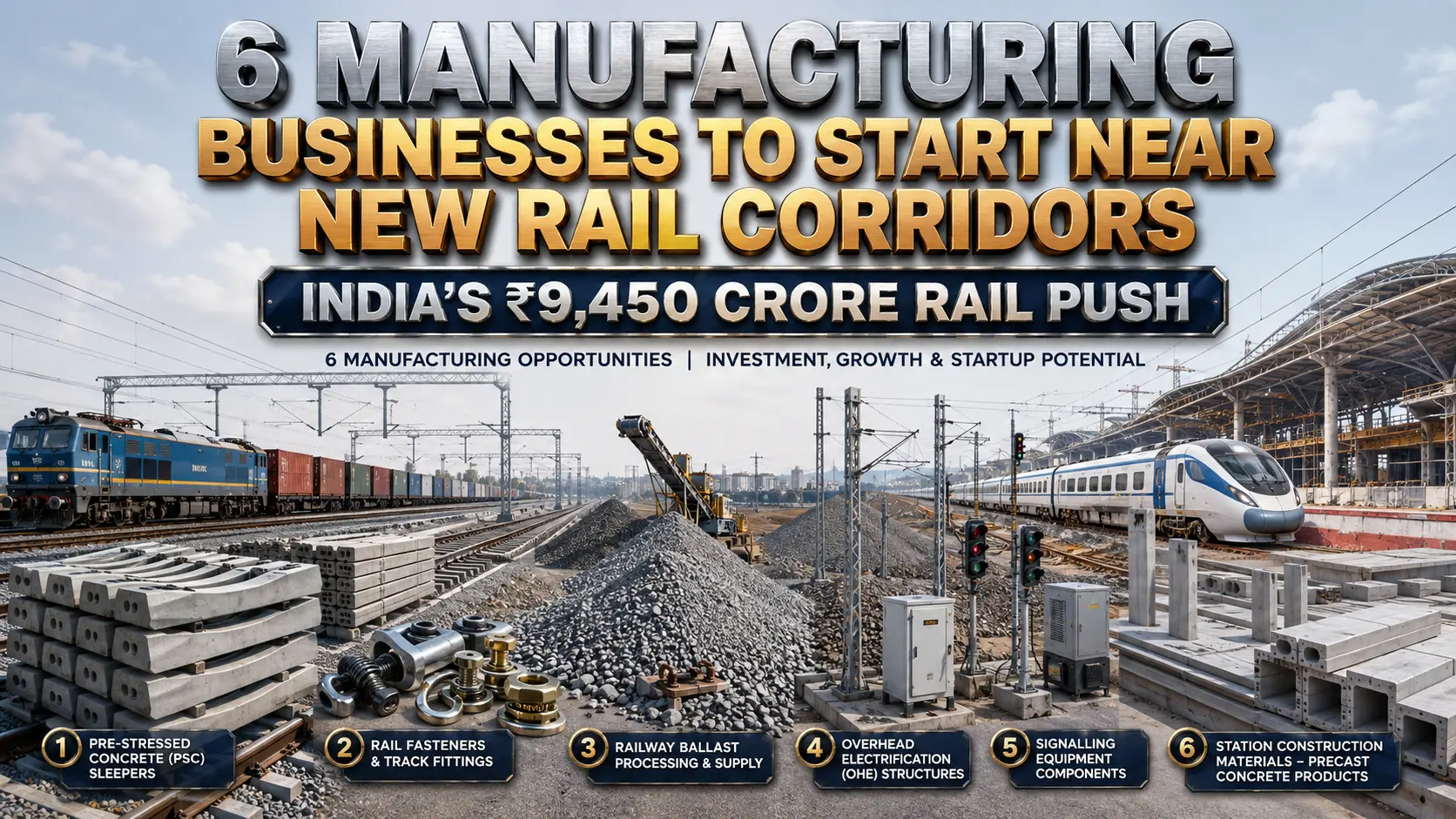Railway Manufacturing Business Opportunities in India