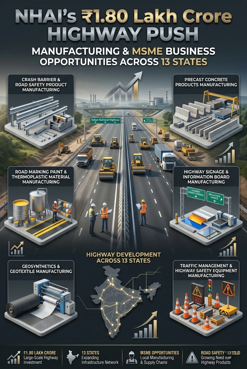 NHAI highway projects 2026 and MSME business opportunities