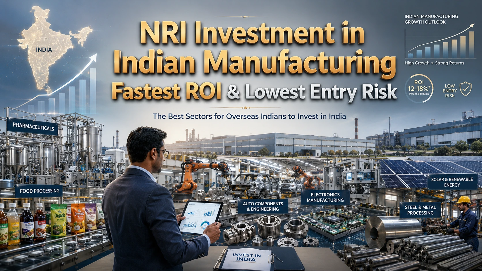 NRI Investment in Indian Manufacturing: 6 High-ROI Sectors