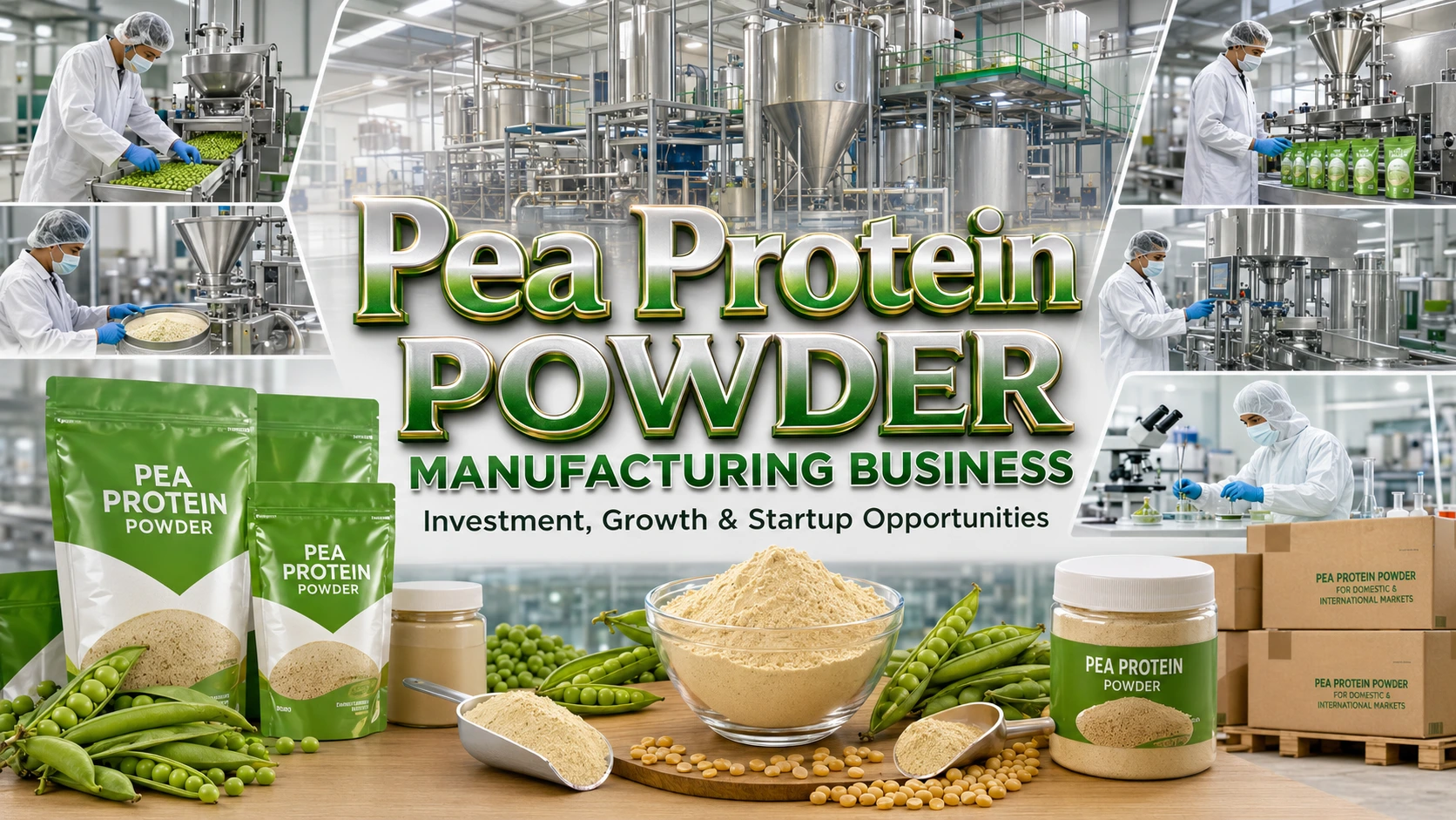Pea Protein Powder Manufacturing Business in India | Cost & Profit