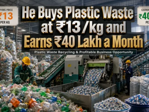 Plastic Waste Recycling Business in India: ₹40 Lakh Monthly Sales