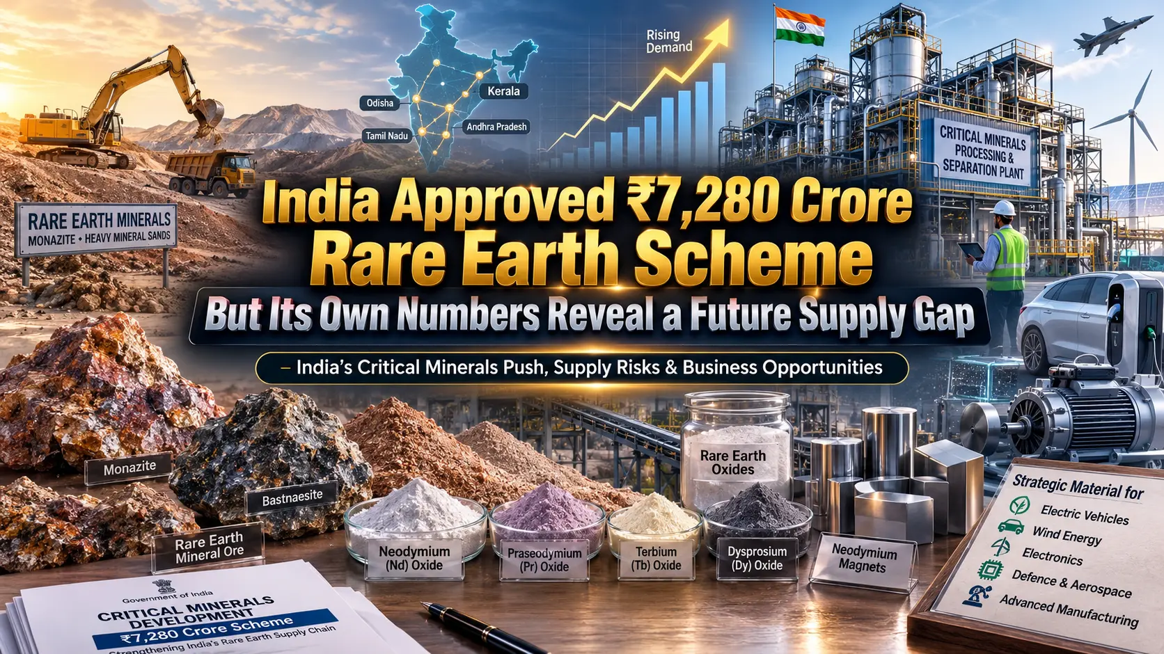 Rare Earth Magnet Manufacturing Business in India: ₹7,280 Crore