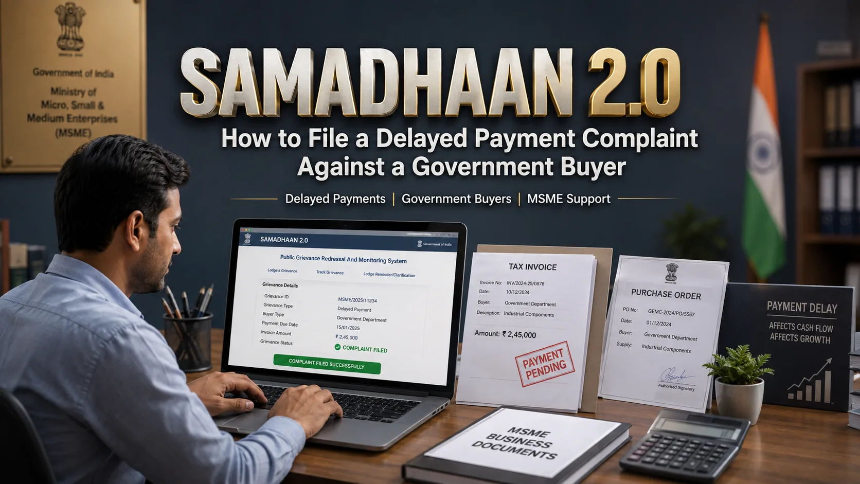 SAMADHAAN 2 0 Delayed Payment Complaint: Complete Filing