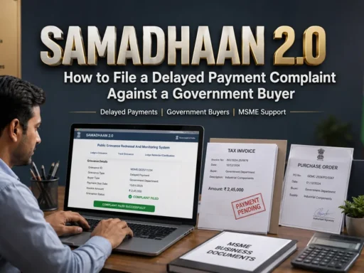 SAMADHAAN 2 0 Delayed Payment Complaint: Complete Filing