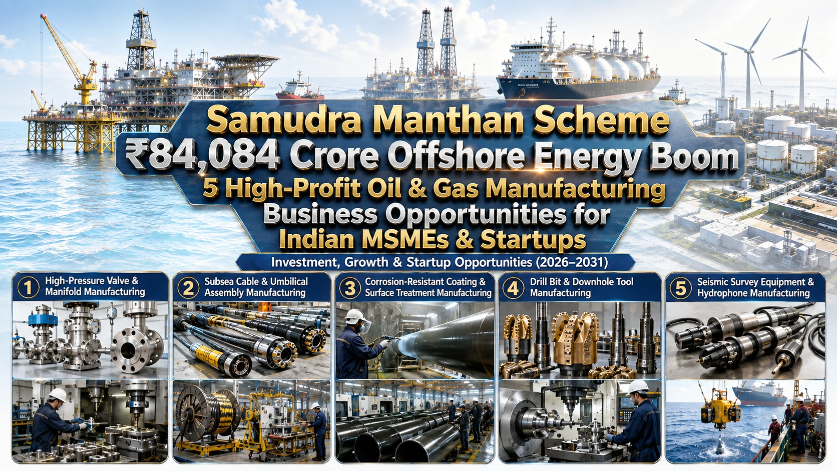 Samudra Manthan Scheme: 5 Oil & Gas Business Ideas