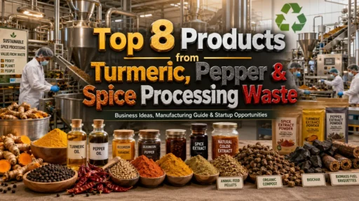 Spice Processing Waste Business Ideas: Top 8 Profitable Products