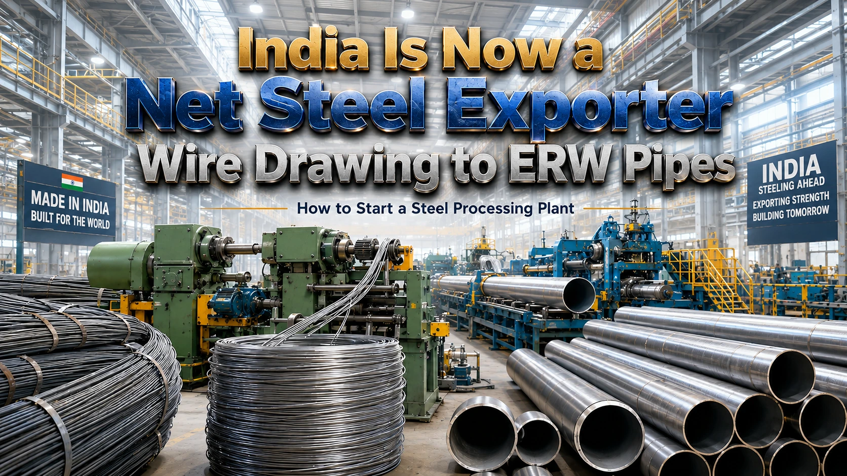 Steel Processing Business in India: Cost, Machinery & Opportunitie