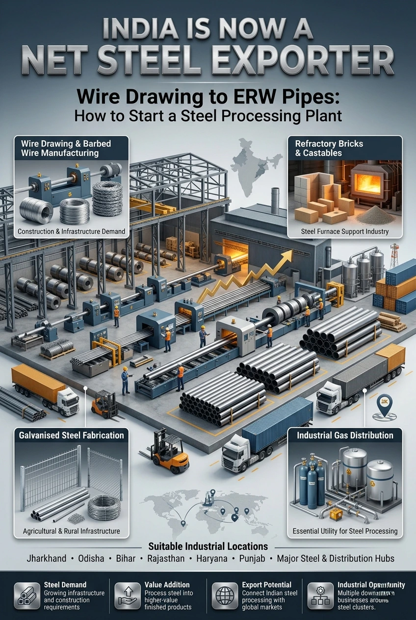 Steel Processing Business in India
