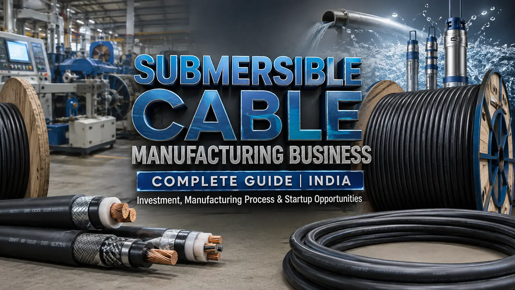 Submersible Cable Manufacturing Business in India: Cost, Process