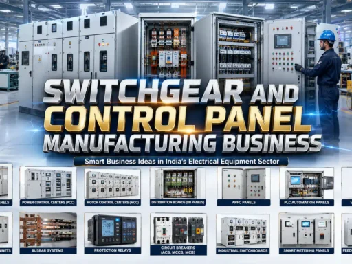 Switchgear and Control Panel Manufacturing Business in India