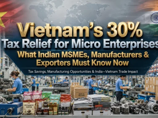 Vietnam Tax Reduction: What Indian MSMEs Need to Know
