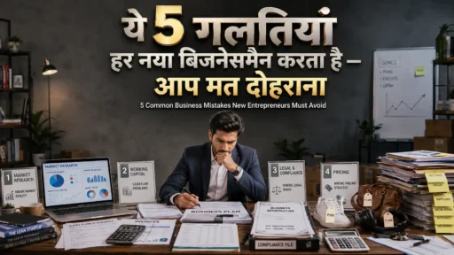 नया बिजनेस शुरू करने की 5 गलतियां: हर उद्यमी को इनसे बचना चाहिए