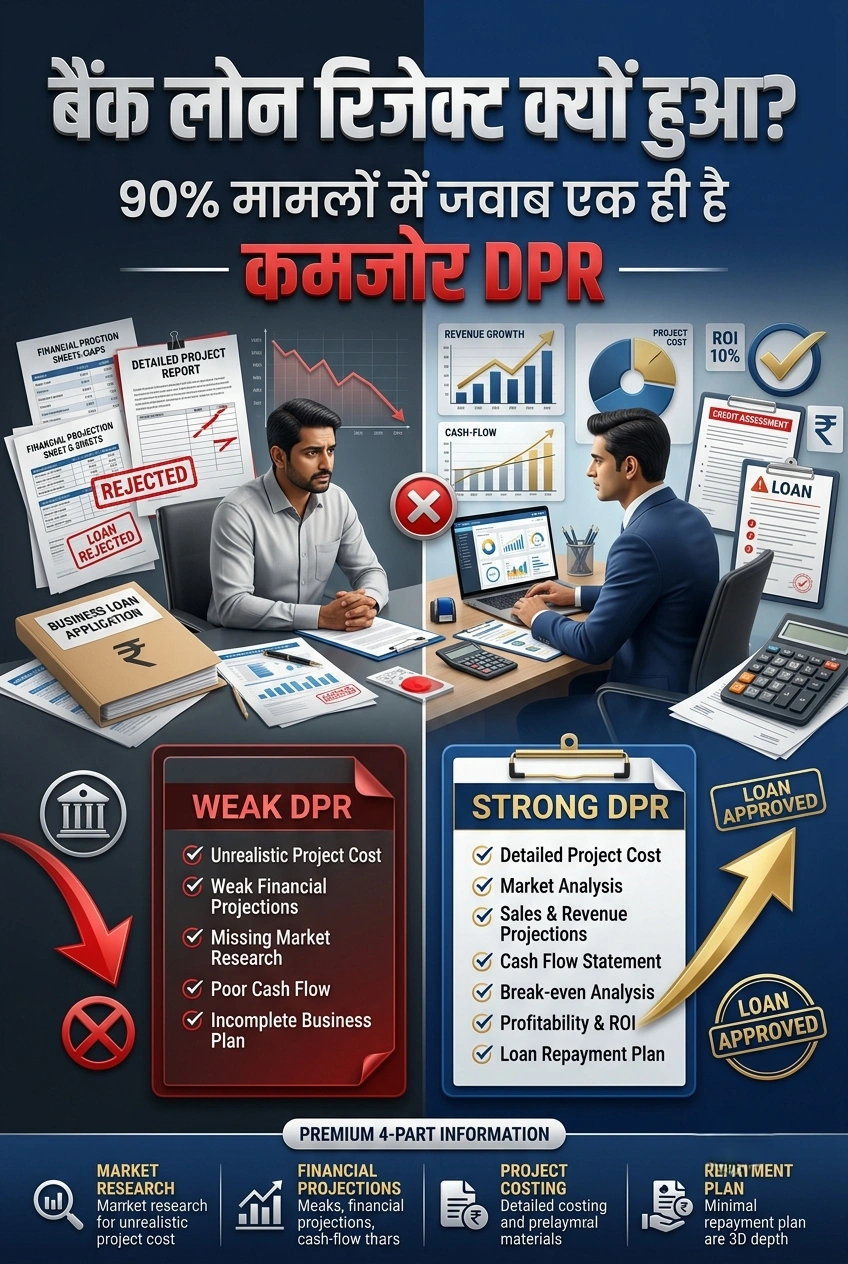 DPR for Bank Loan Detailed Project Report for PMEGP and Business Finance