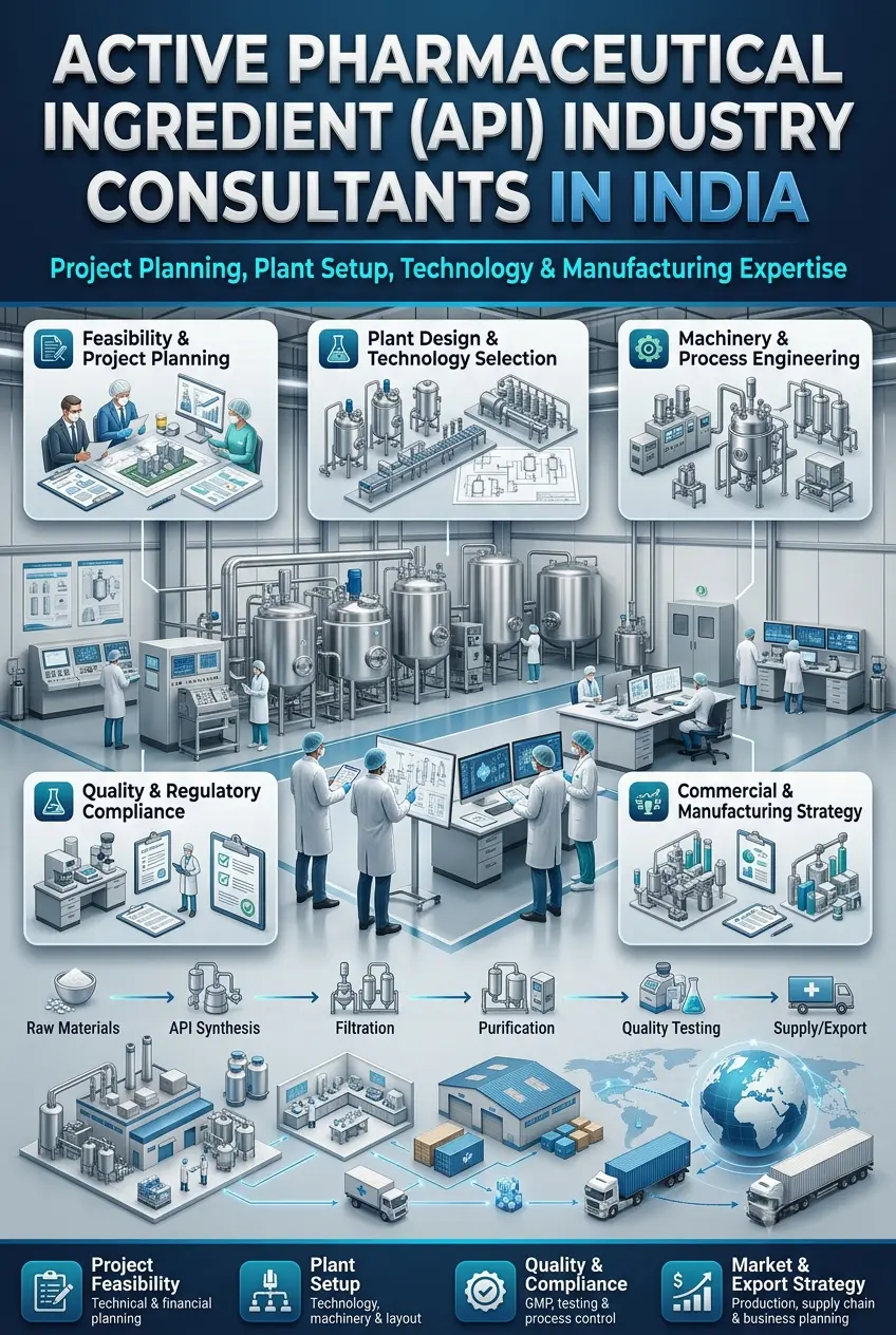 Active Pharmaceutical Ingredient (API) Industry Consultants in India