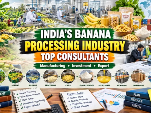 Banana Products Industry Consultants in India for Projects