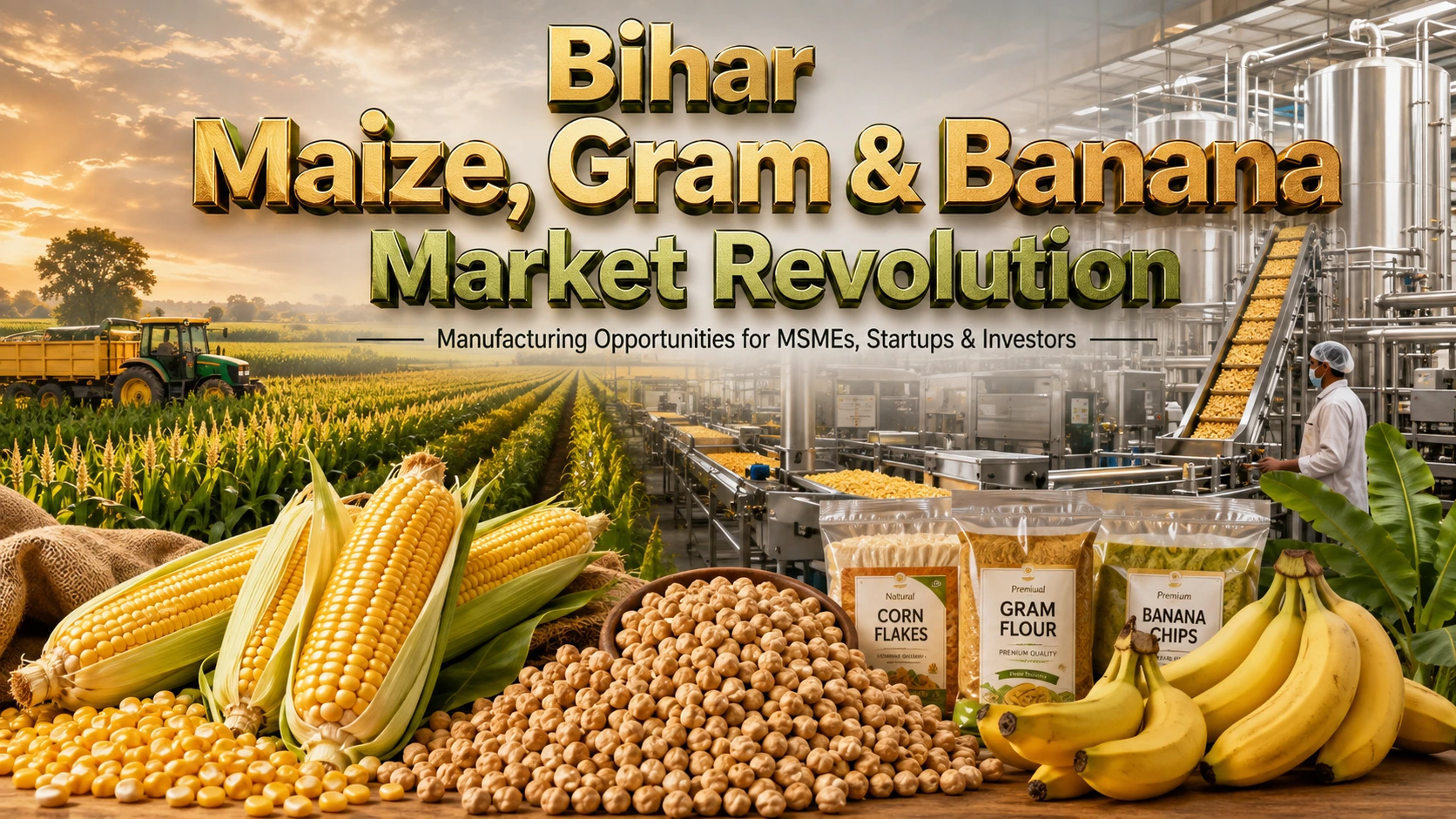 Bihar Agro Processing Business Opportunities: Maize, Gram