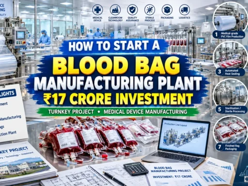 Blood Bag Manufacturing Plant in India: Project Cost, Machinery